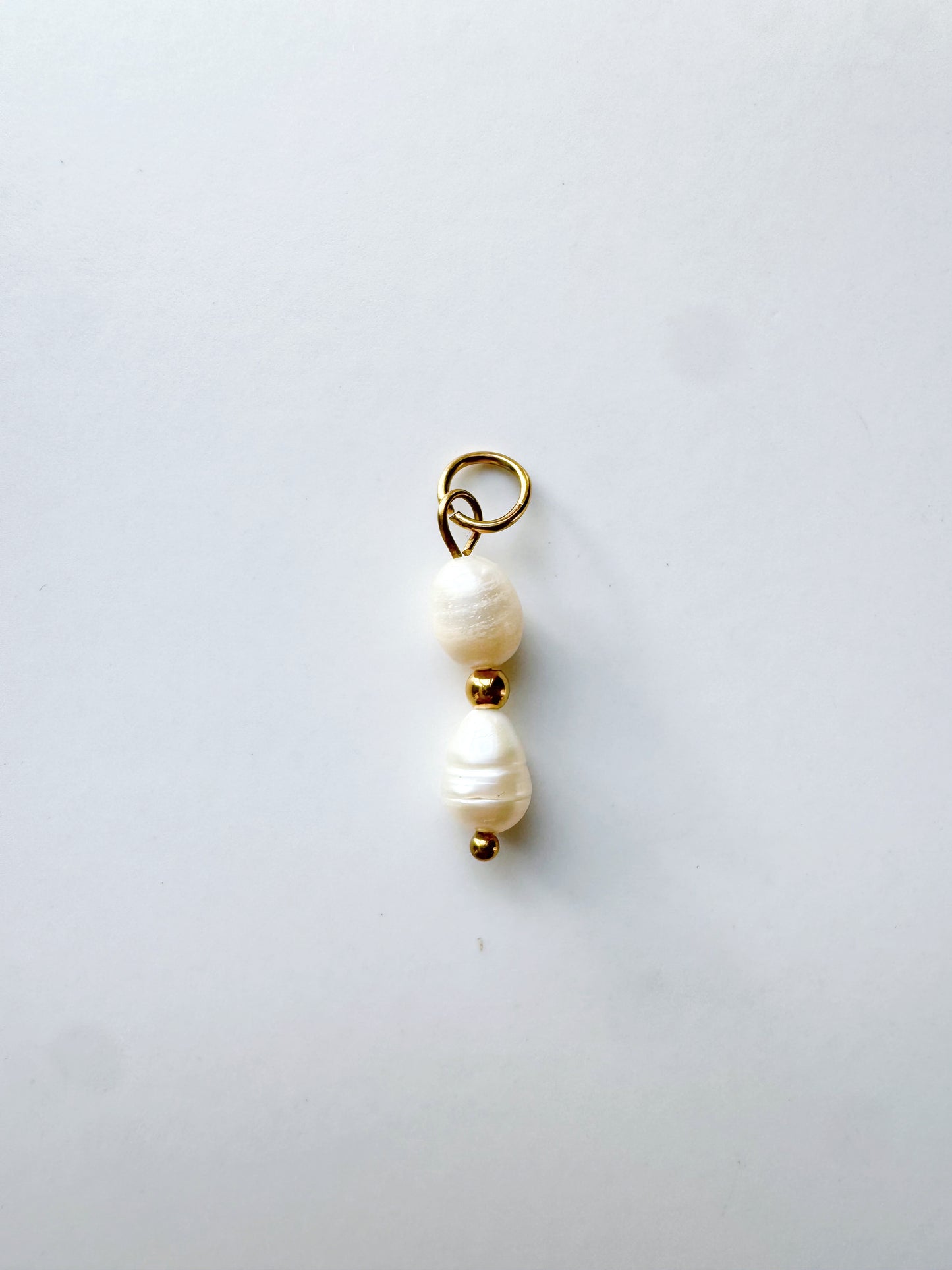 Classic pearl charm
